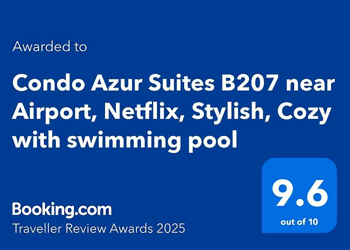 Azur B316 Near Airport, Netflix, Stylish, Cozy With Swimming Pool *